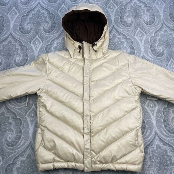 Womens Burton Hooded Quilted Jacket - Picture 1 of 8